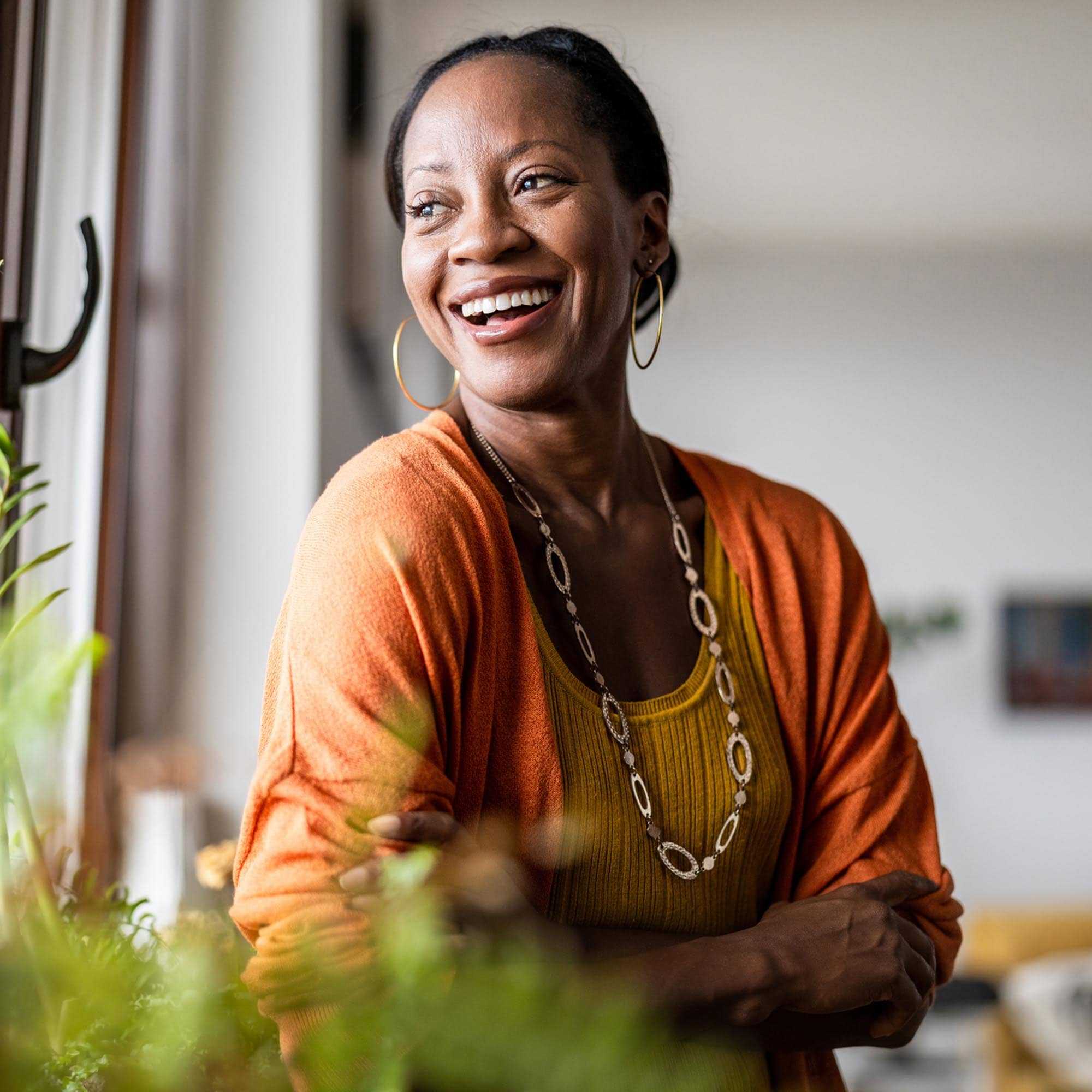Smiling Lady in The Home - Brampton