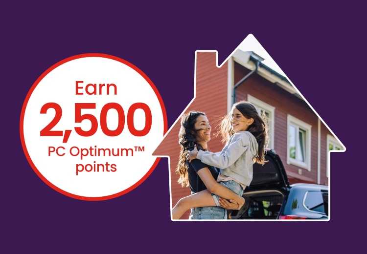 Earn 2500 PC Optimum points