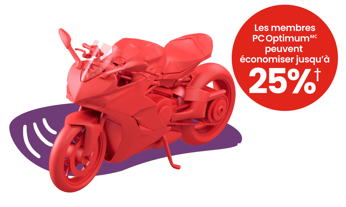 Les membres PC Optimum peuvent économiser jusqu’à 25 % †.
