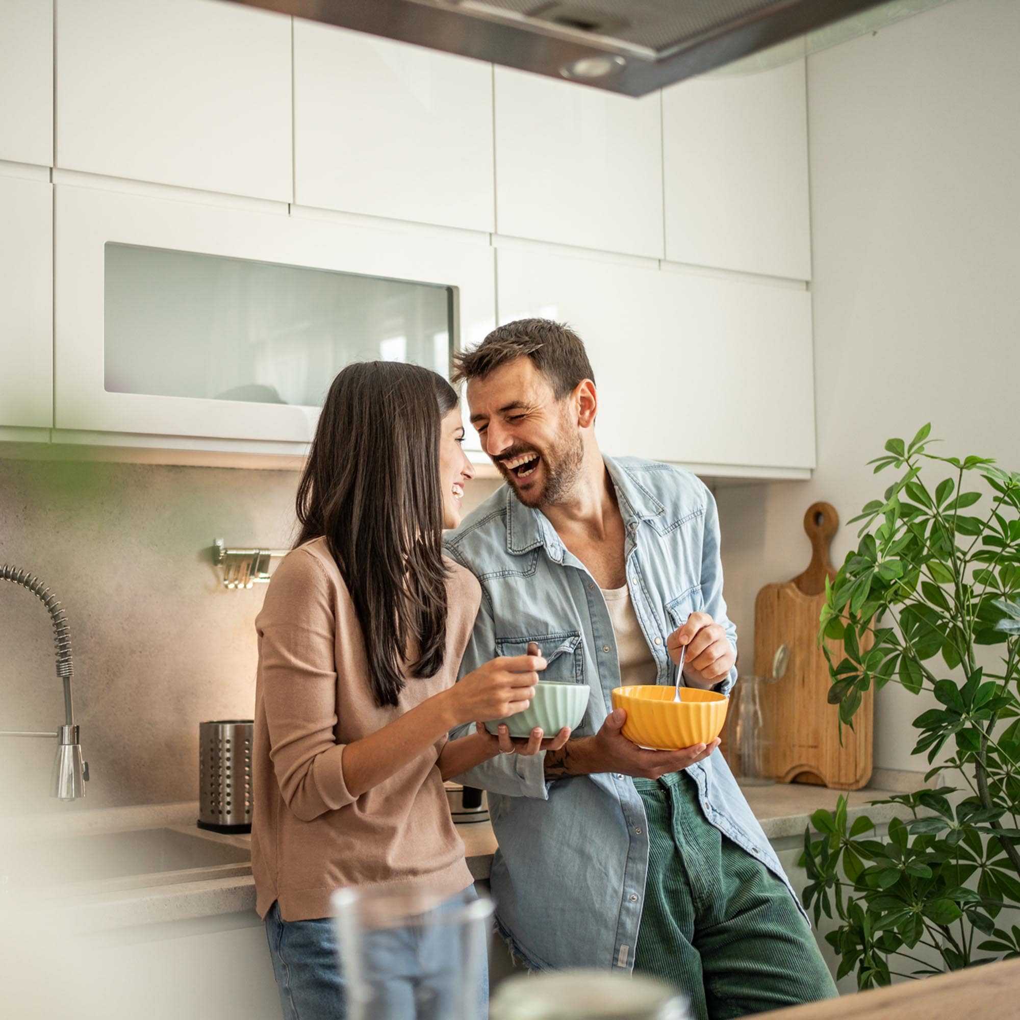 Smiling Couple in The Kitchen - Halifax