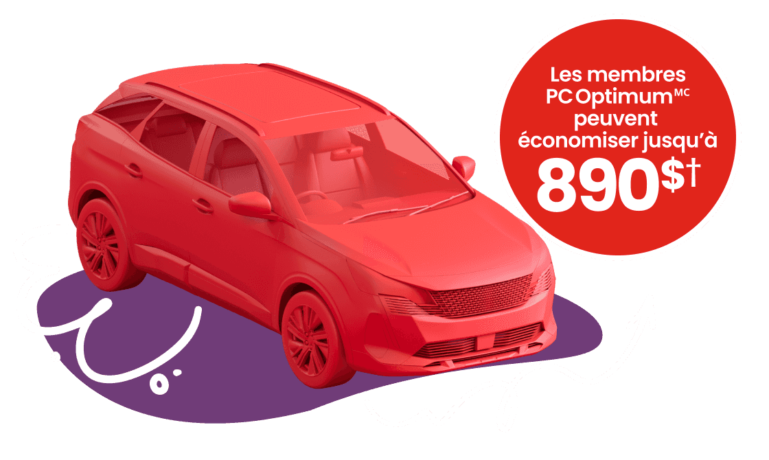 Les membres PC OptimumMC peuvent économiser jusqu’à 890 $ †.