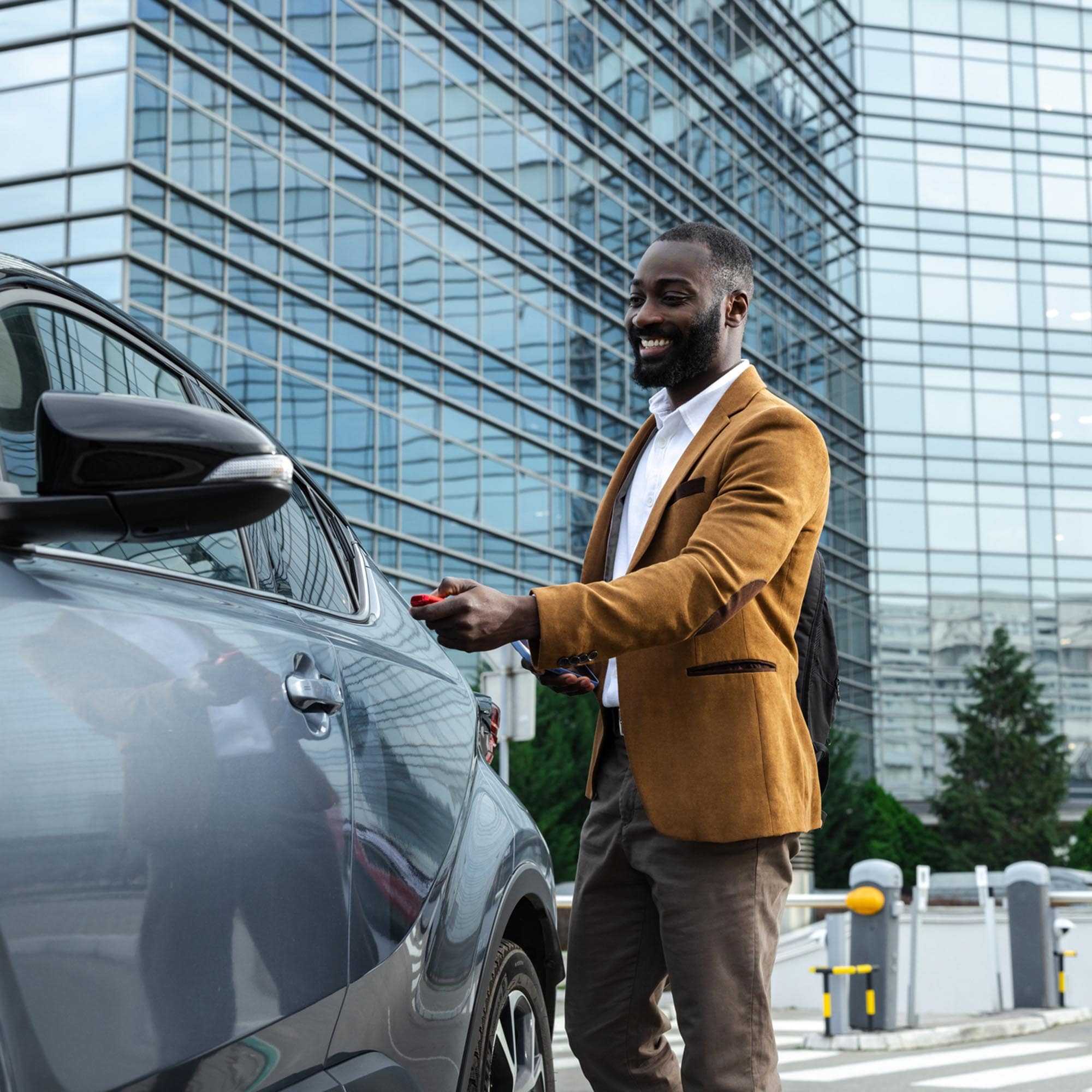 Man entering The Car - North York