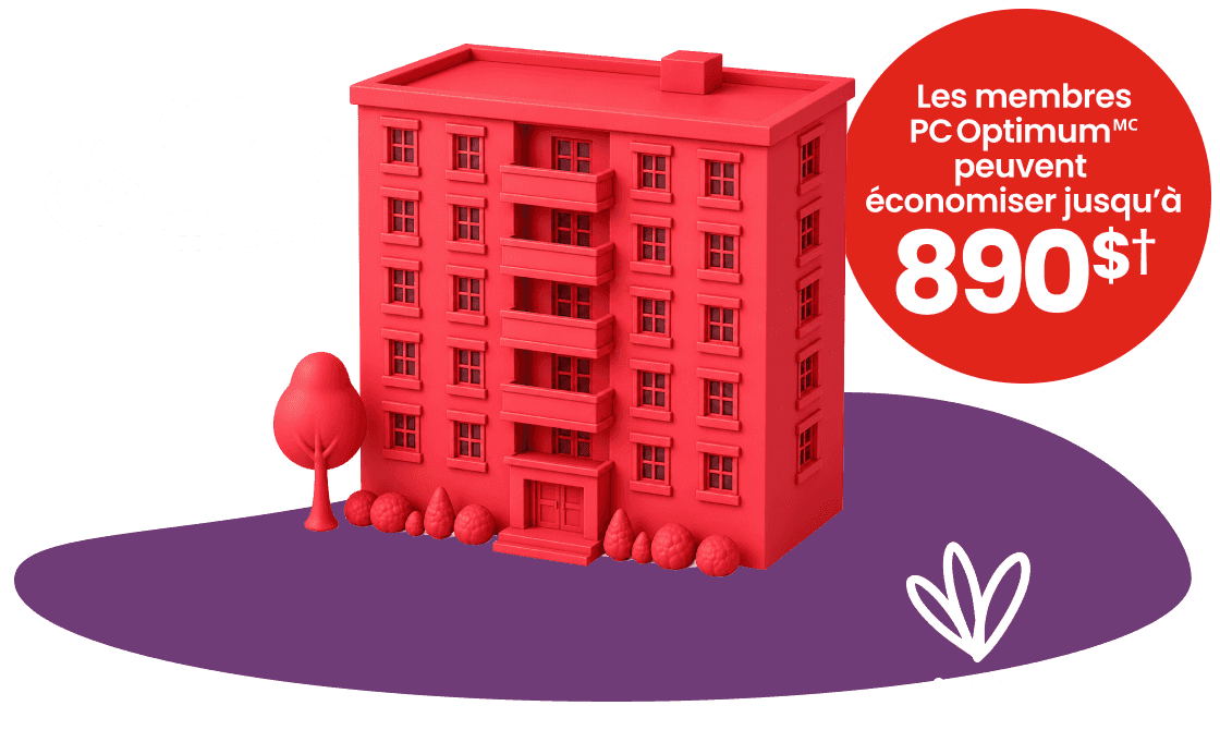 Les membres PC Optimum peuvent économiser jusqu’à 890 $ †.