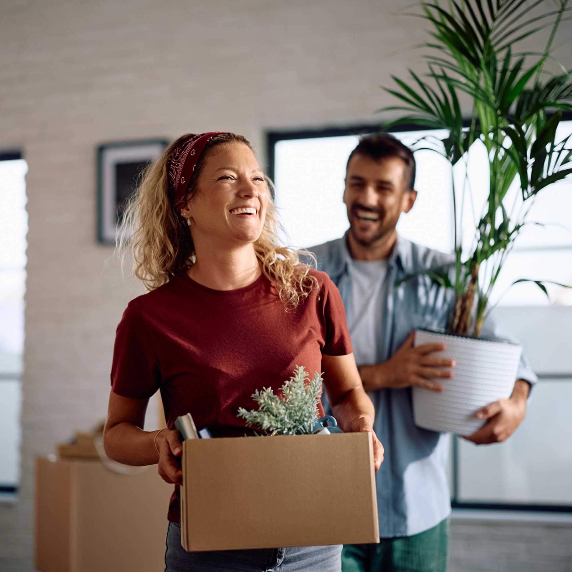 Couple Moving in and Smiling - Ontario