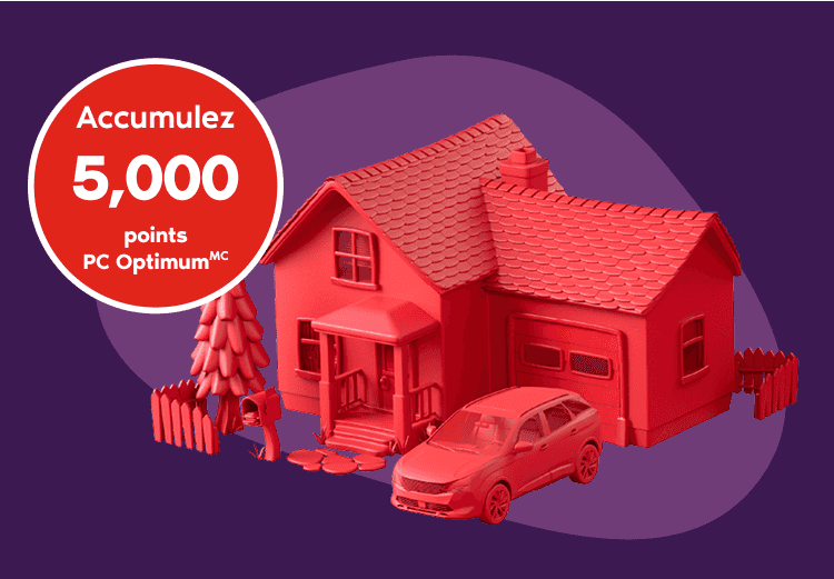 Accumulez 5,000 points
PC Optimum