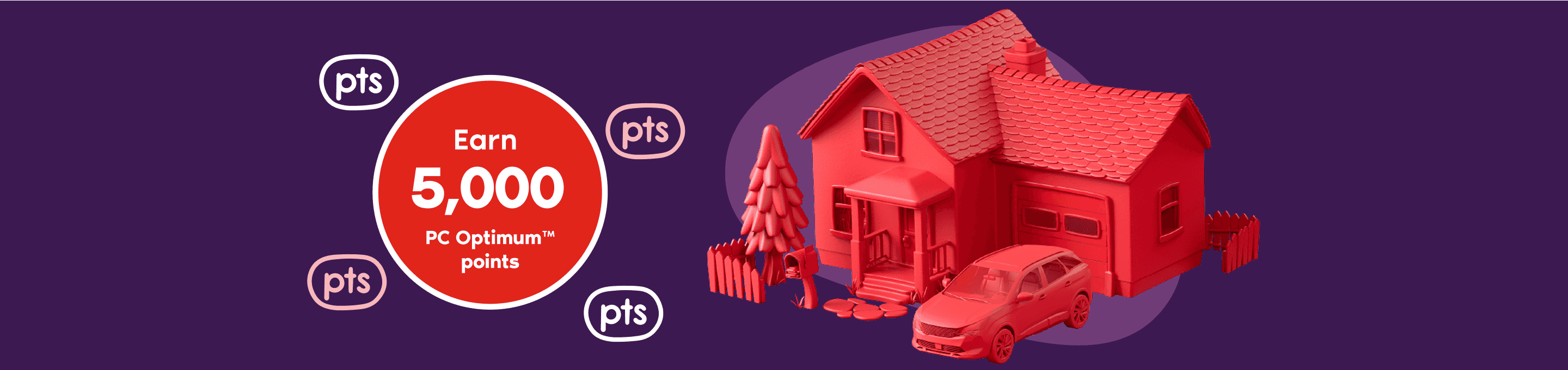 Earn 5000 PC Optimum points