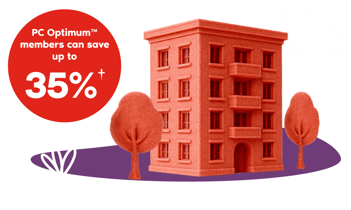 PC Optimum™ members can save up to 35%†.