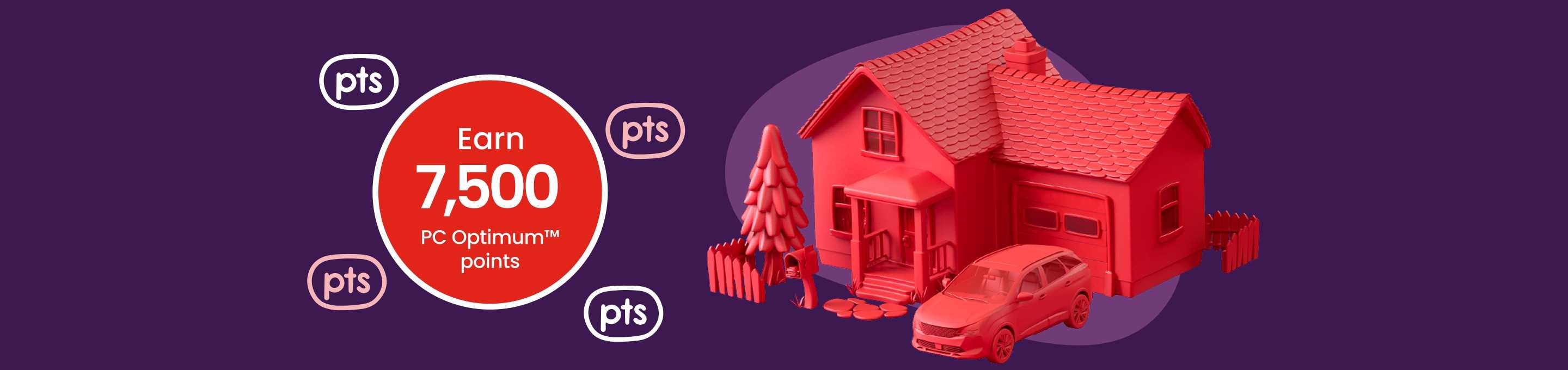 Earn 7500 PC Optimum points