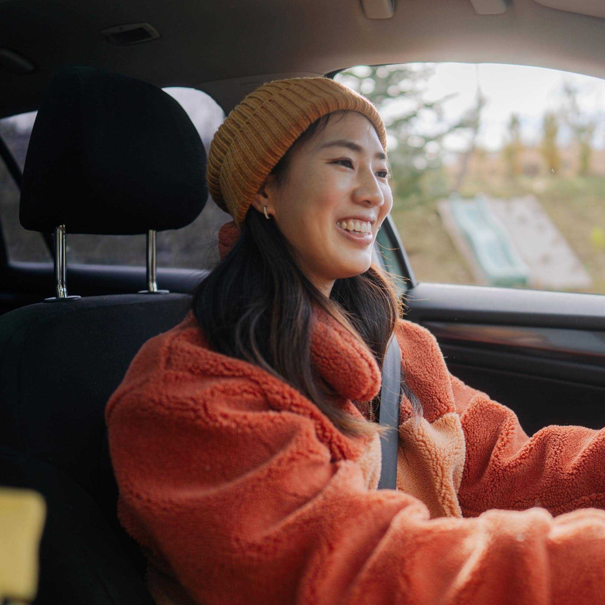Girl with a Hat in The Car - Brantford