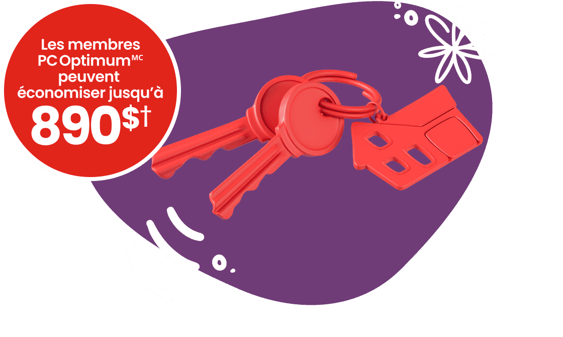 Les membres PC OptimumMC peuvent économiser jusqu’à 890 $ †.
